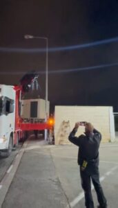 הנפת מרחב מוגן מעל גדר מבטון בצורה מקצועית